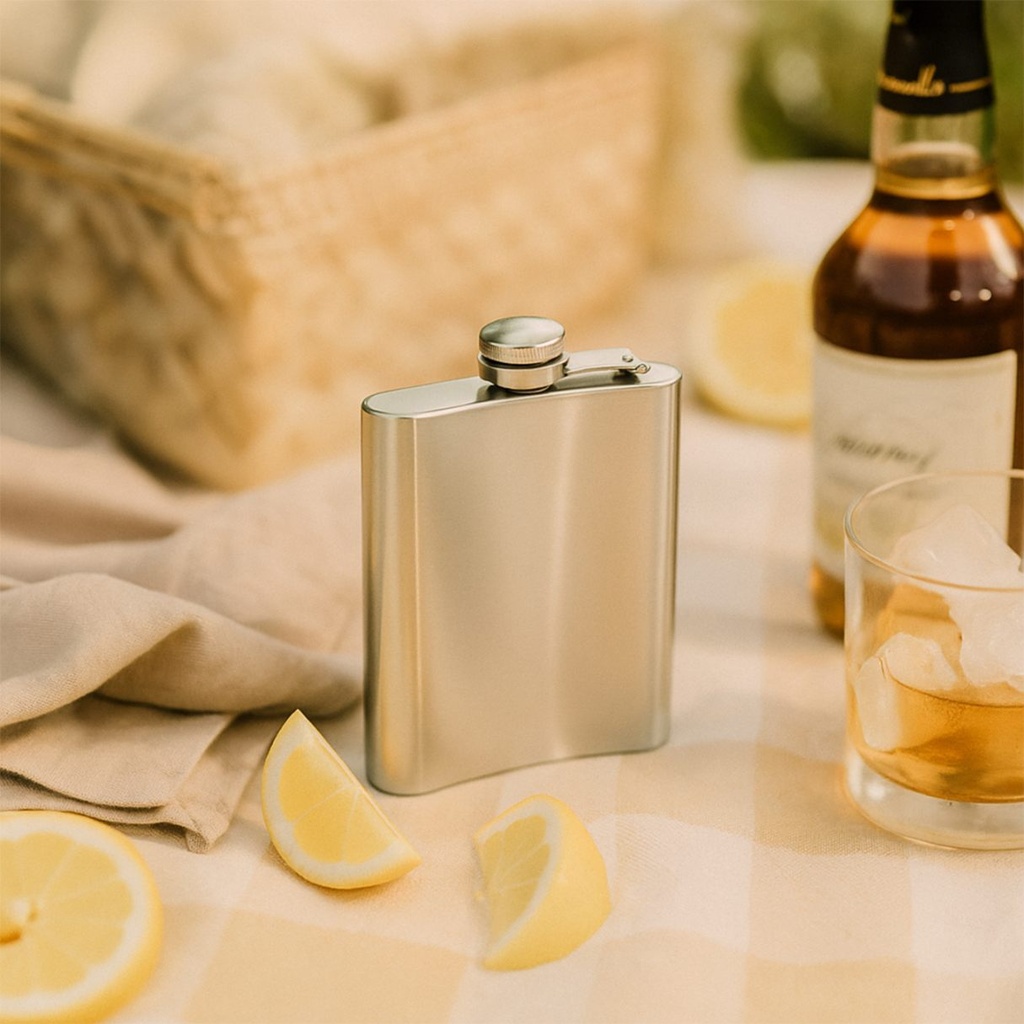 Picfest Hip Flask Stainless Steel 1pc