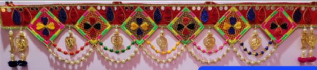 Diacraft Toran1296Velvet Pis Toran| Size:36 x