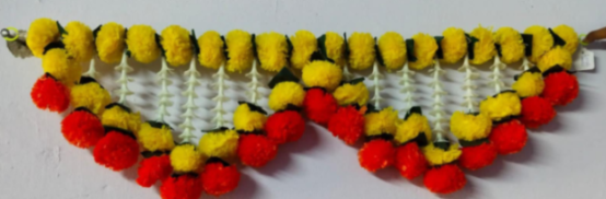 Diacraft Marigold Toran 1470| Size:3"