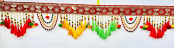 Diacraft Vibrant Tussel Toran 1452| Size:90x18x4 (cm)