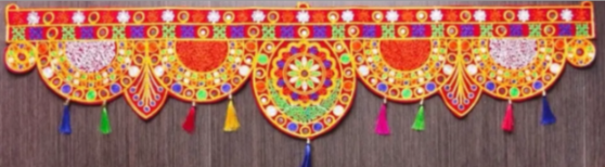 Diacraft Toran1197Red Toran| Size:36 x 7 inch to 8 inch