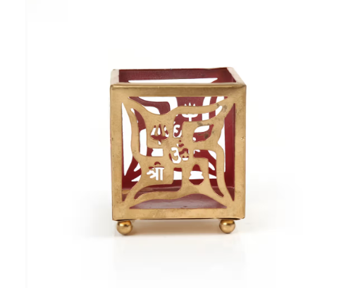 DIACRAFT SWASTIK ELEGANT CANDLE HOLDER