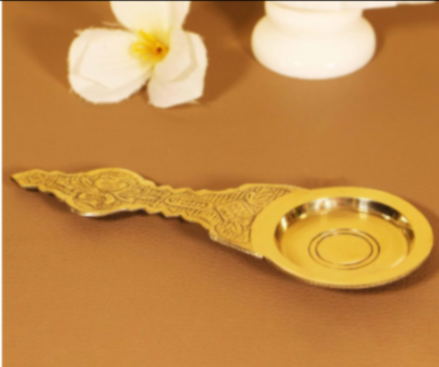 DiaCraft Brass Camphor Holder for Pooja