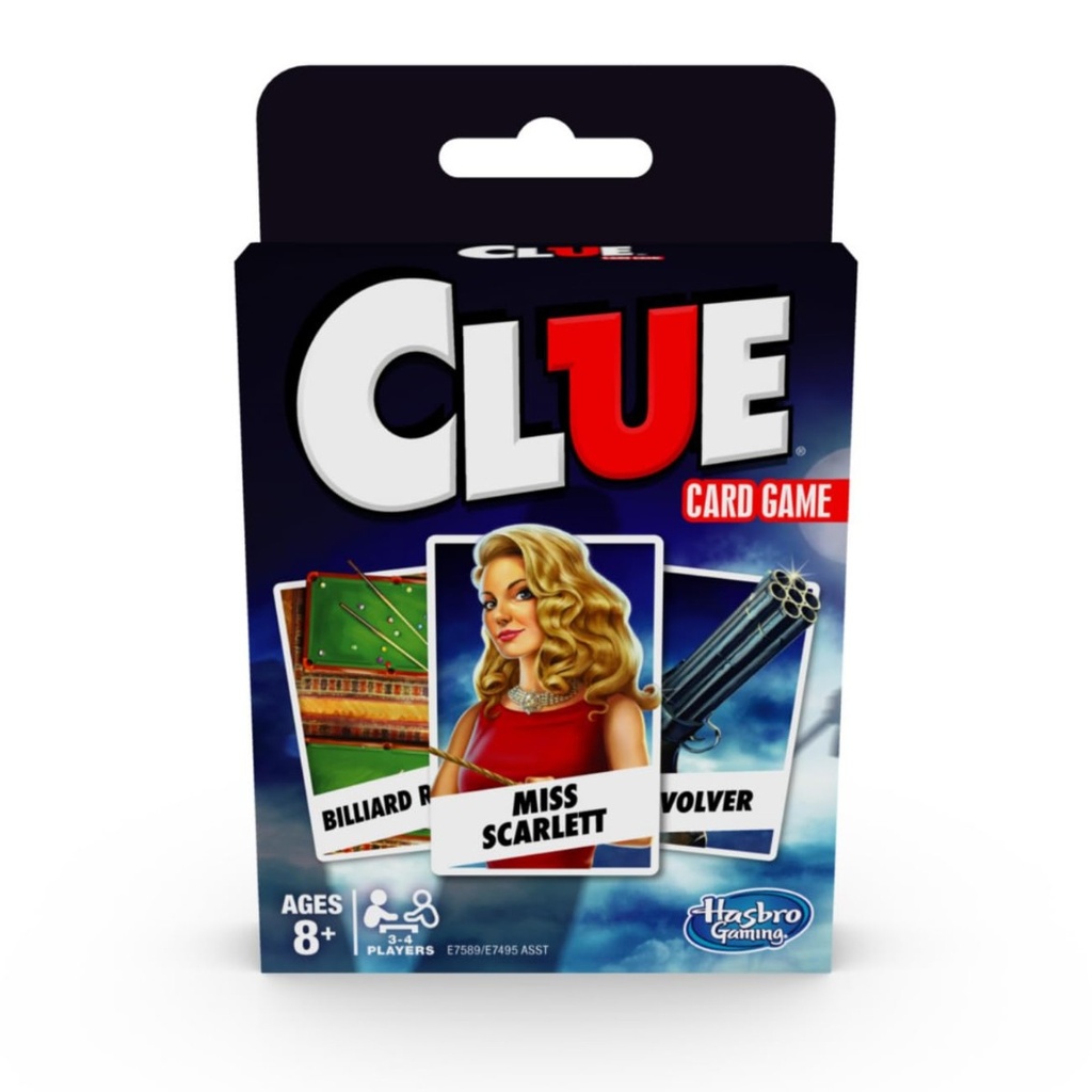 Hasbro Clue Card Strategy Game 6+ Yrs