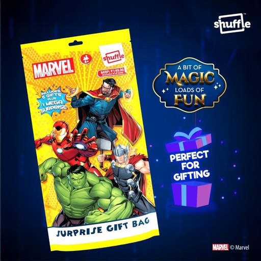 MARVEL SURPRISE GIFT BAGS 5 UNITS