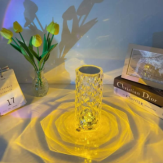 Crystal Rose Touch Lamp Remote