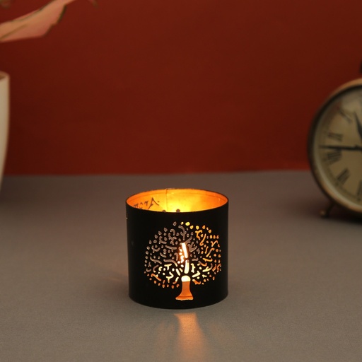DIACRAFT TREE CUT MOROCCAN TEA LIGHT HOLDER