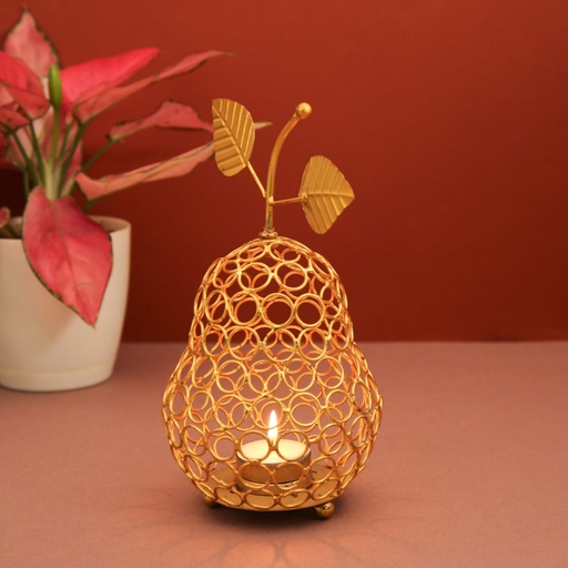 DIACRAFT PEAR TEA LIGHT HOLDER
